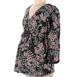 Motherhood floral maternity top in size large